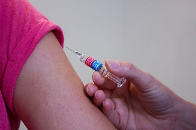 Child injection, Vaccination